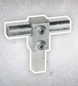 Stahl - Vierkant 25x25 mm rohrverbinder - Vierkant 25x25 mm