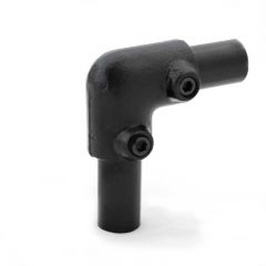 Buiskoppeling Kniestuk 90° - zwart (21.3)