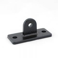 Voetplaat Scharniervoet - Zwart