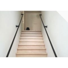 Handlauf Narva | Aluminium Schwarz 33,7 mm | Wand | DIY