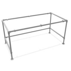 Schreibtisch Madrid | Stahl 33,7 mm | Fuß | DIY