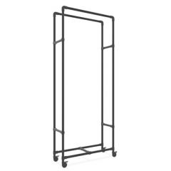 Brennholzständer Jellina Outdoor | Schwarz 26,9 mm |Special | Rad | DIY