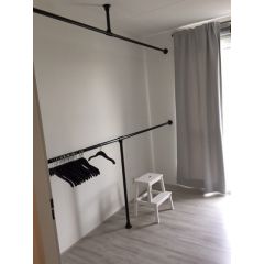 Kleiderständer Rouen | Stahl 26,9 mm | Boden/Wand | DIY